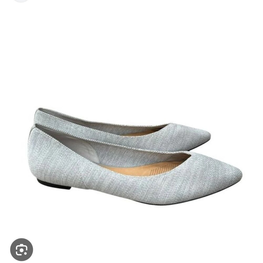 CC Corso Como Julia‎ Knit Gray Pull On Ballet Flat Shoes Size 7 1/2 M